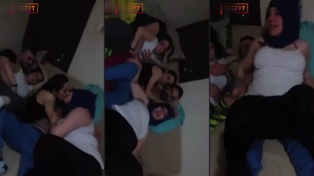türk swinger türbanlı partisi alkolün verdiği yetkiyle türk ifşa çekiyorlar